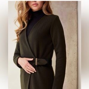 ◾️Rebecca King Belted Wrap Long Sleeve Dress